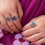 Rex London Heart, Star & Moon Mood Rings