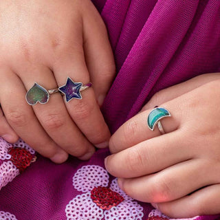 Rex London Heart, Star & Moon Mood Rings