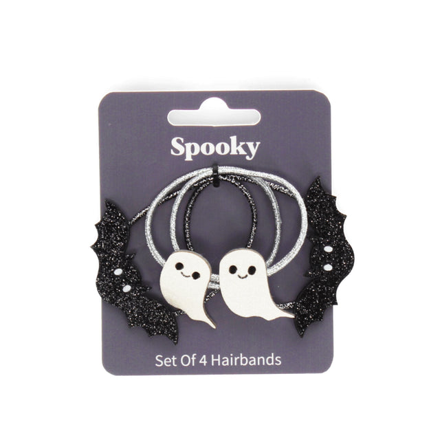 Rex London Glitter Hair Ties - Spooky