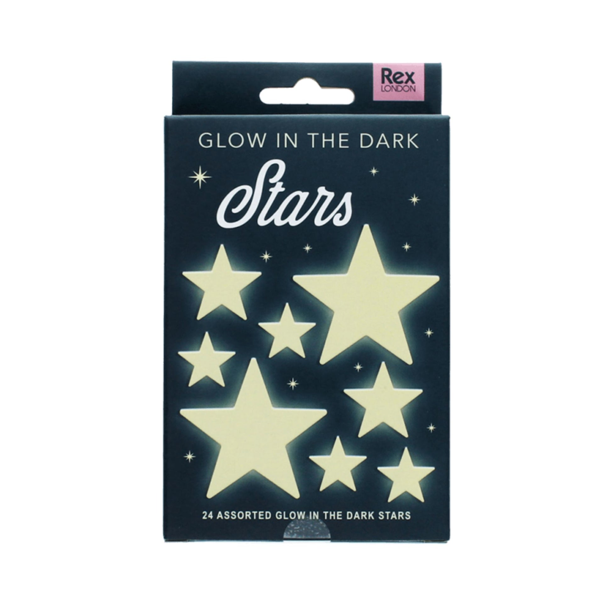 Rex London Glow in the Dark Stick-On Shapes - Stars