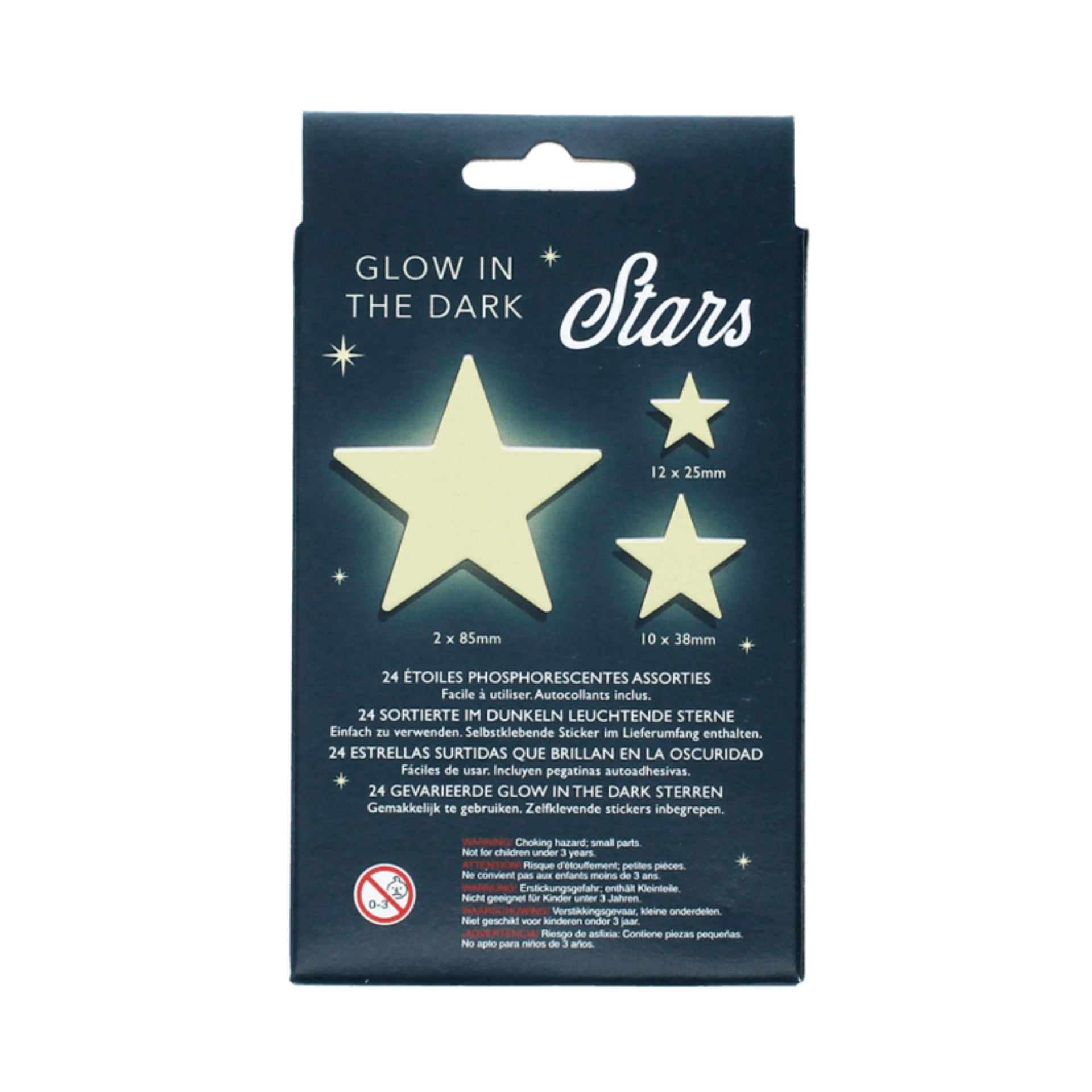 Rex London Glow in the Dark Stick-On Shapes - Stars