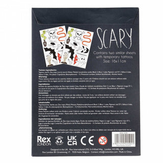 Rex London Temporary Tattoos - Scary