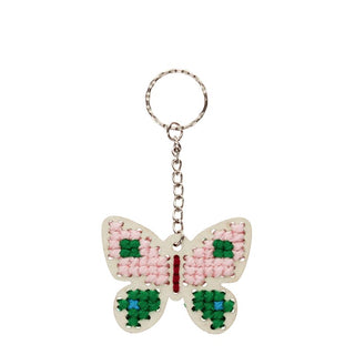 Rex London Stitch Your Own Wooden Keyring - Butterfly