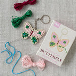 Rex London Stitch Your Own Wooden Keyring - Butterfly