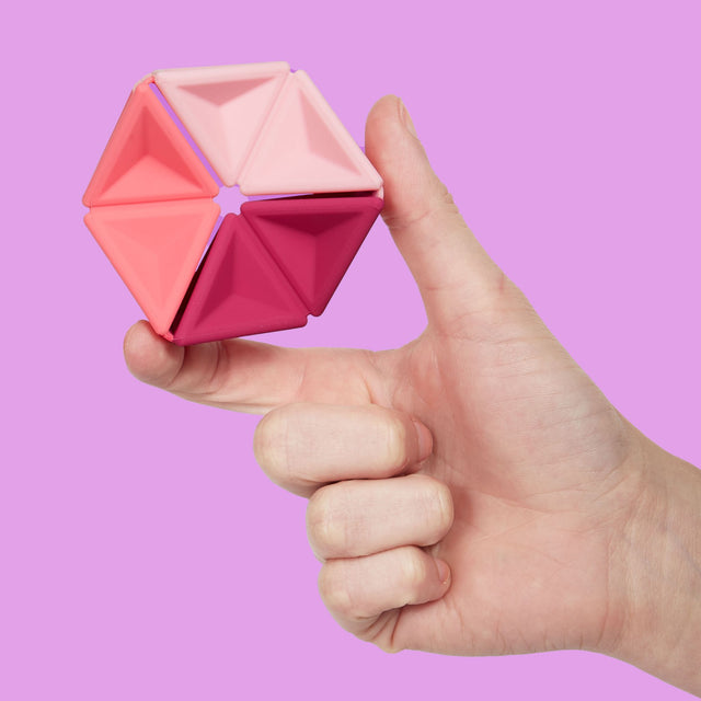 SPEKS Pivot Flexagon - Magenta