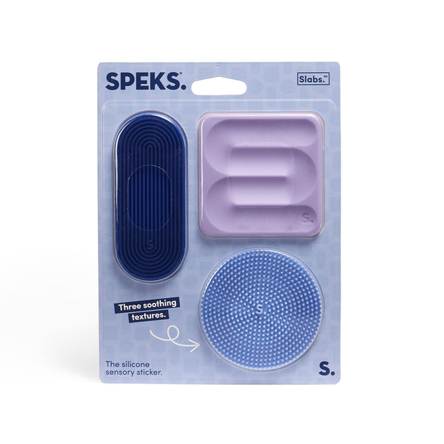 SPEKS Slabs Sensory Sticker 3 Pack - Purple