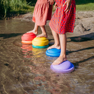 Stapelstein Stepping Stones - Rainbow Classic 6+1 Set