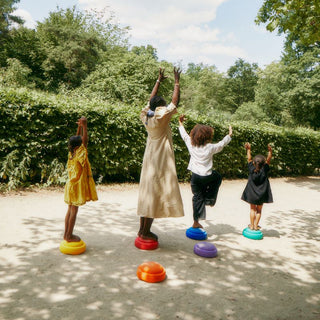 Stapelstein Stepping Stones - Rainbow Classic 6+1 Set