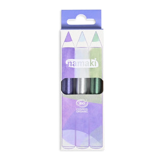 Namaki Glitter Make-Up Pencils Set Of 3 - Moonlight