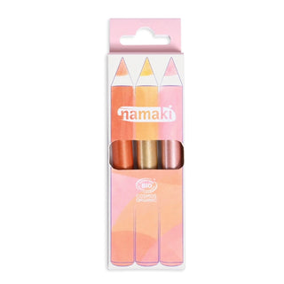 Namaki Glitter Make-Up Pencils Set Of 3 - Sunshine