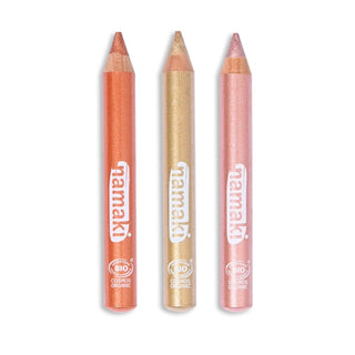 Namaki Glitter Make-Up Pencils Set Of 3 - Sunshine