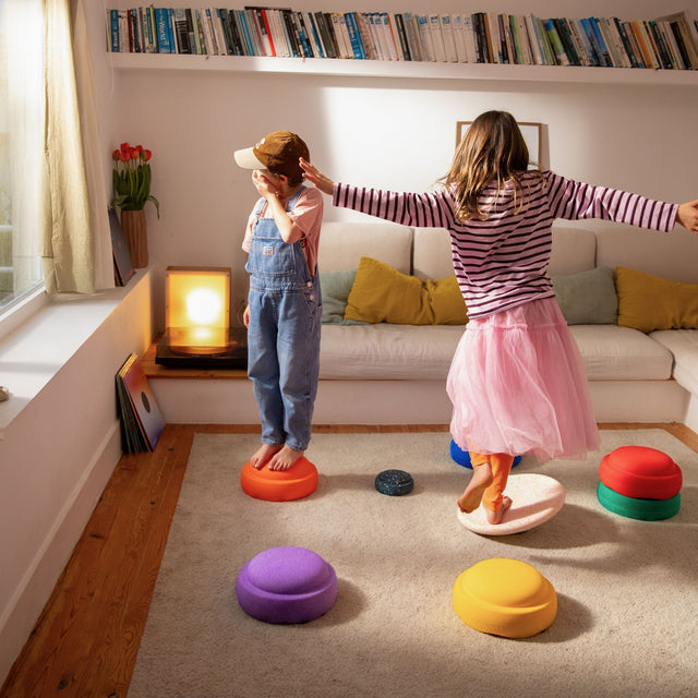 Stapelstein Spring Special Stepping Stones - Rainbow Petal 6+1 with Mini