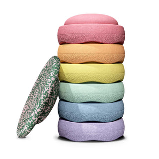 Stapelstein Christmas Stepping Stones - Pastel Blush Special 6+1 Set