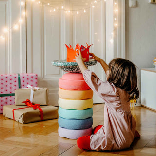 Stapelstein Christmas Stepping Stones - Pastel Blush Special 6+1 Set