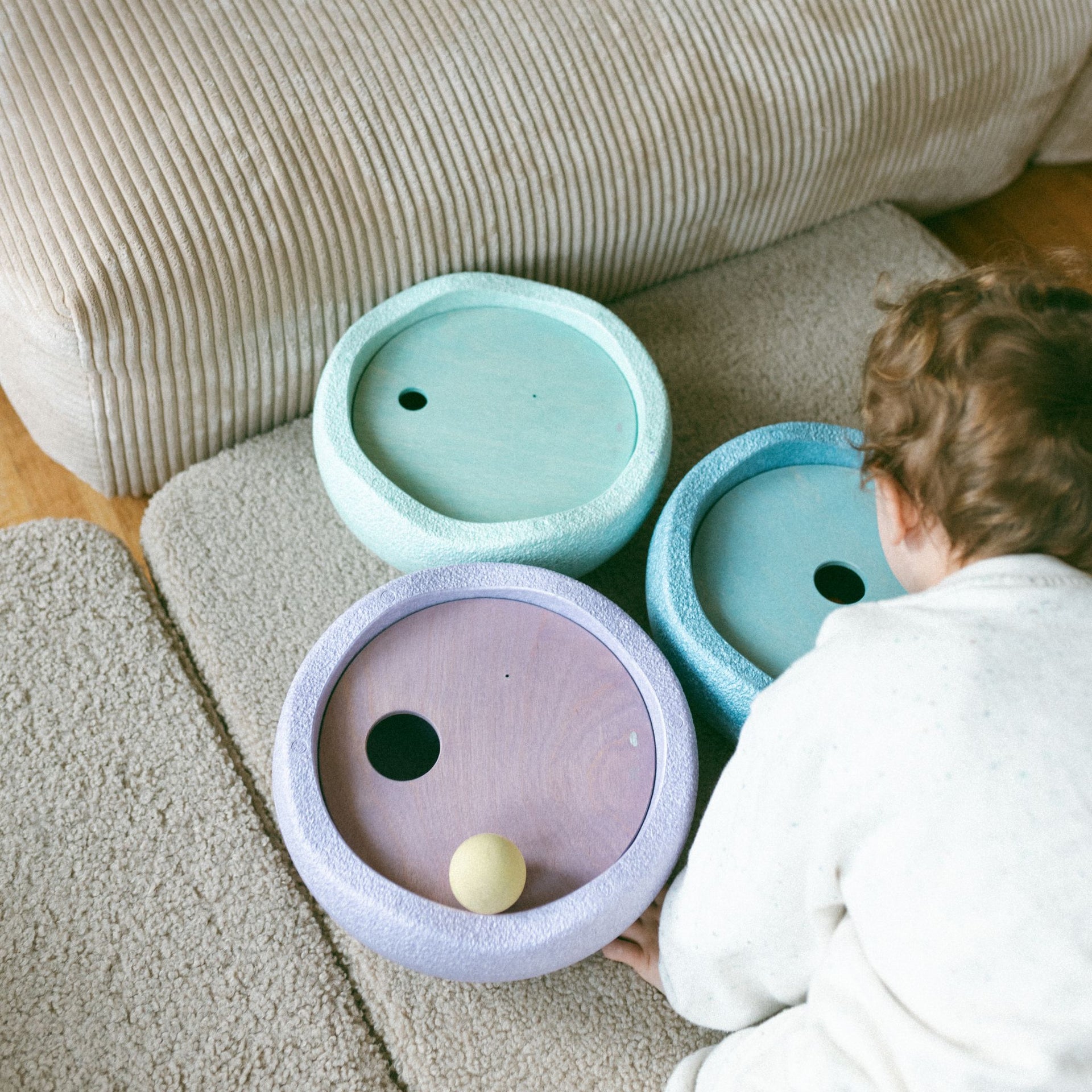 Stapelstein Stepping Stones - Cool Pastel Set of 3