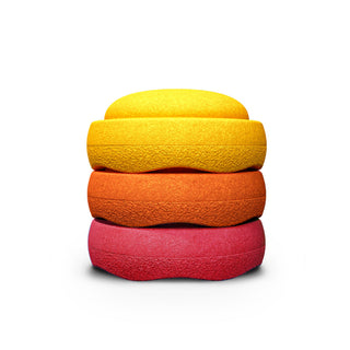 Stapelstein Stepping Stones - Warm Rainbow Set of 3