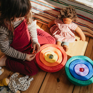 Stapelstein - Inside Rainbow Set of 6