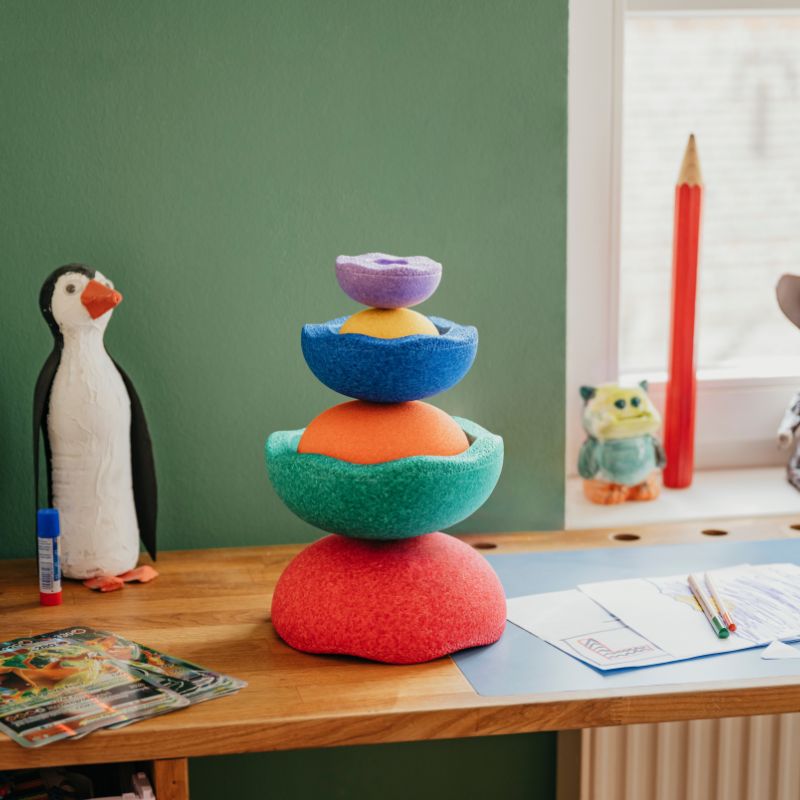 Stapelstein Inside - Rainbow Classic Set of 6 | The Kid Collective
