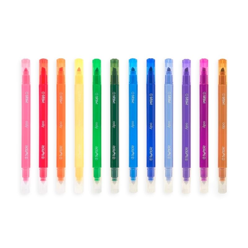 Ooly Switcheroo Colour Changing Markers - Set of 12