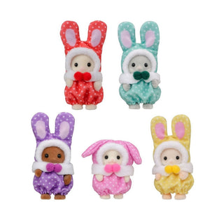 Sylvanian Families Colourful Bunnies Costume Babies Blind Bag
