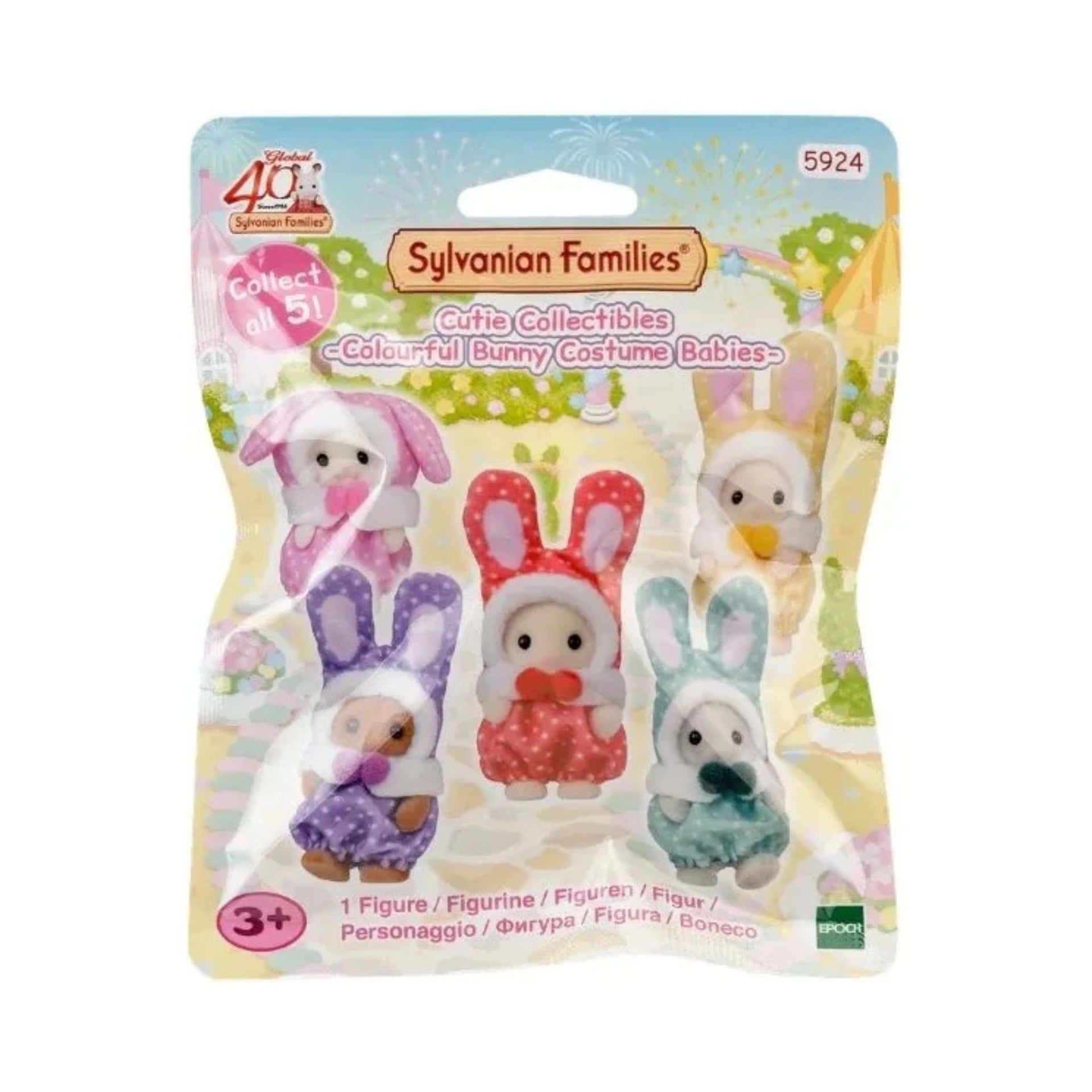 Sylvanian Families Colourful Bunnies Costume Babies Blind Bag