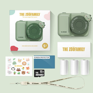 Zoofamily Zoo Print Digital Camera - Dino Green