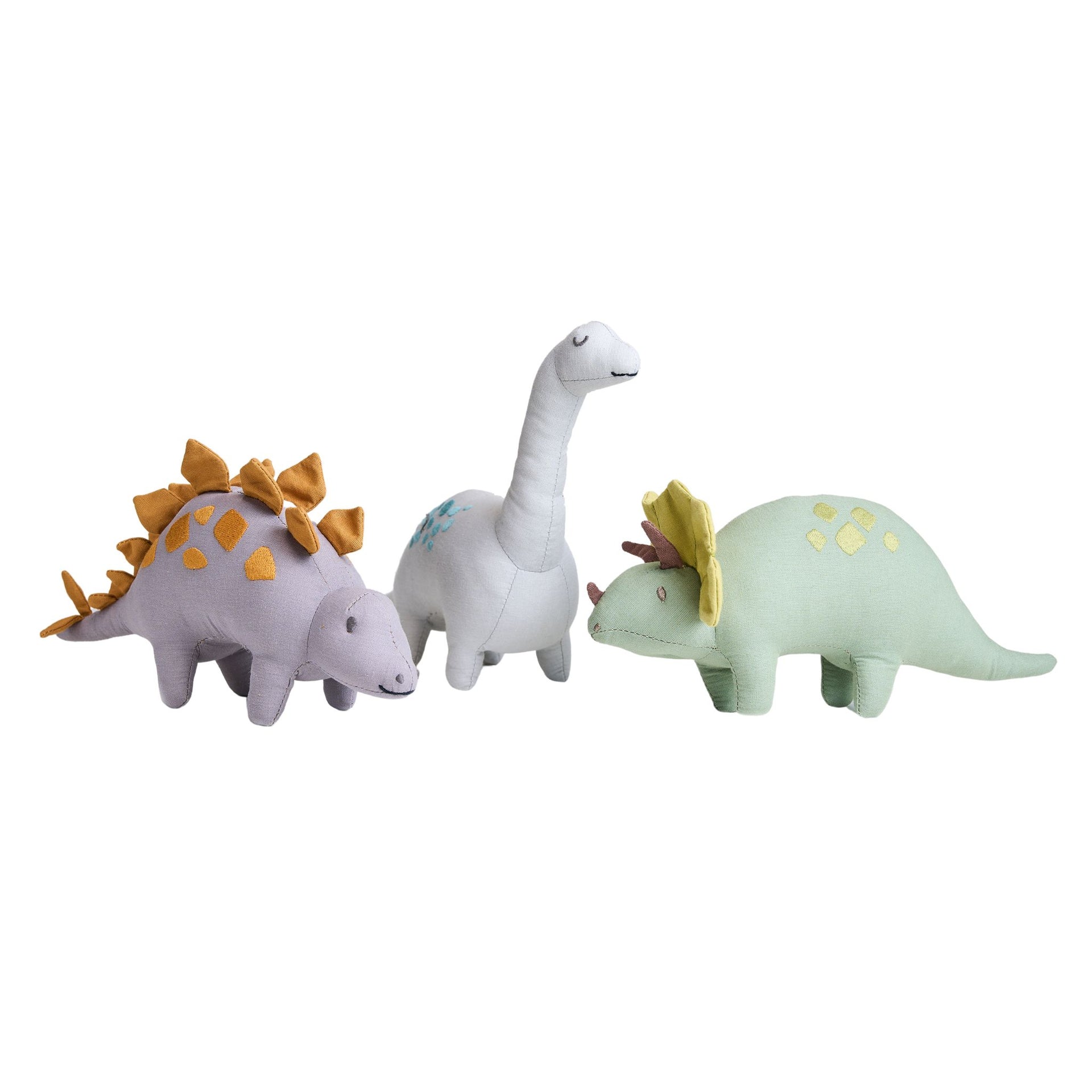 ThreadBear Trike Linen Dinosaur Toy