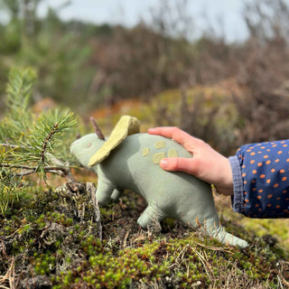 ThreadBear Trike Linen Dinosaur Toy