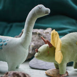 ThreadBear Trike Linen Dinosaur Toy