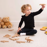 TickiT Dinosaur Wooden Blocks