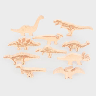 TickiT Dinosaur Wooden Blocks