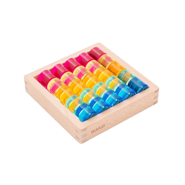 TickiT Gem Circle Mirror Tray