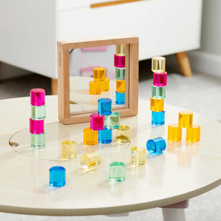 TickiT Gem Circle Mirror Tray