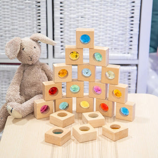 TickiT Wooden Kaleidoscope Blocks