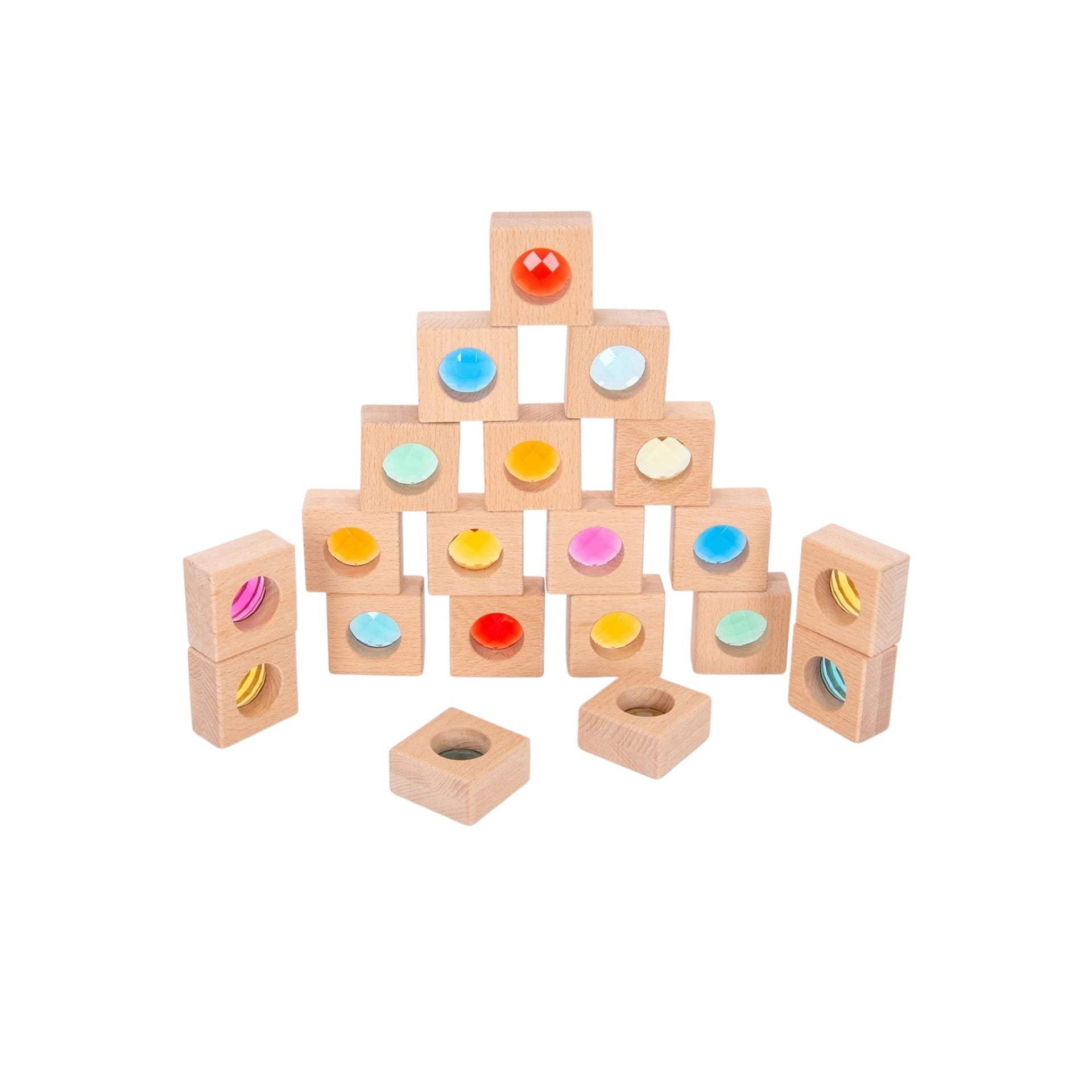 TickiT Wooden Kaleidoscope Blocks