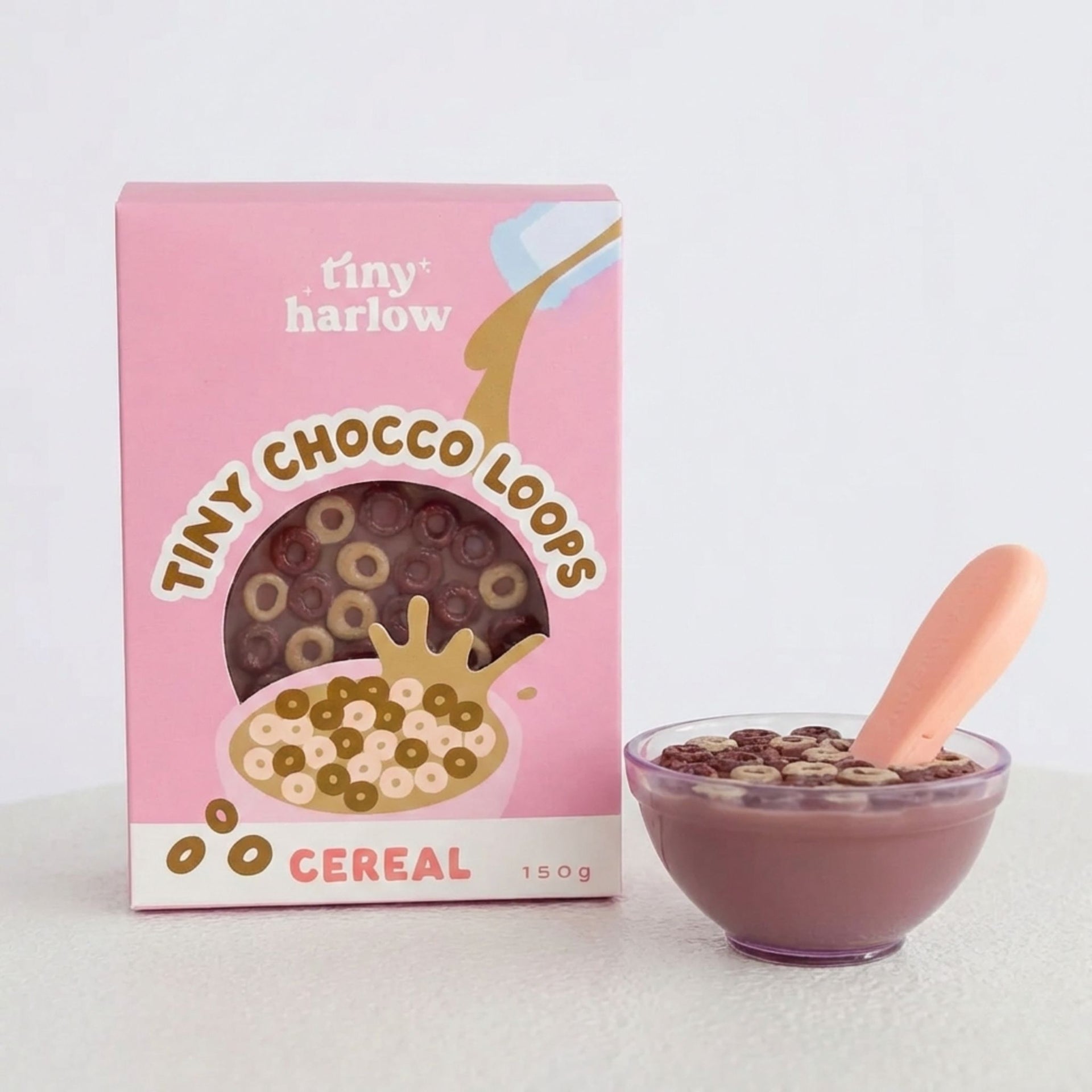 Tiny Harlow Tiny Choco Loops Cereal Bowl