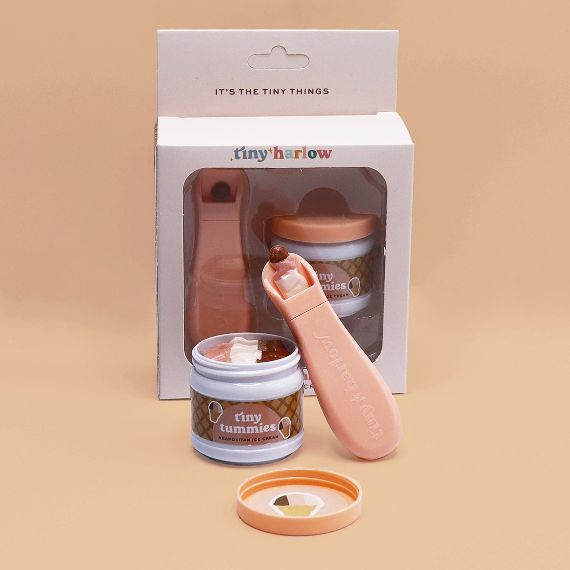 Tiny Harlow Neapolitan Ice Cream Tiny Tummies
