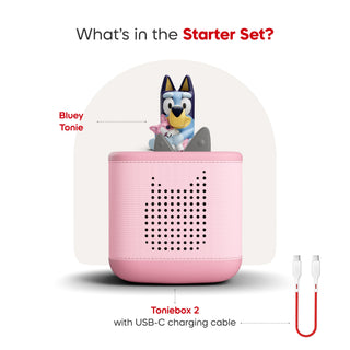 Toniebox 2 Cloud Pink Starter Set - Bluey
