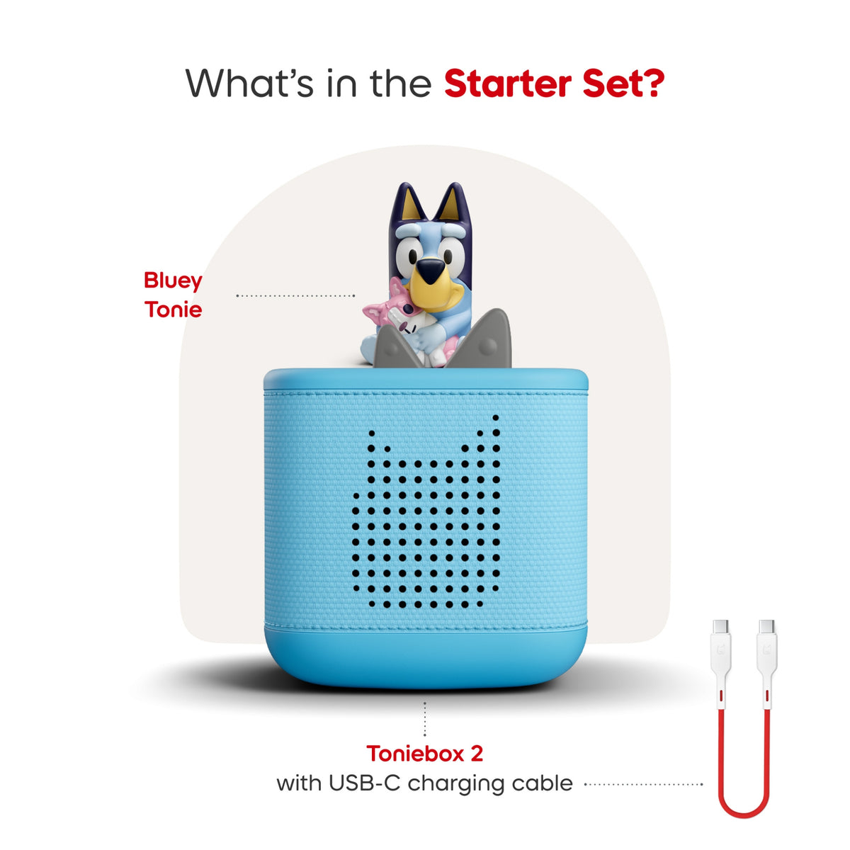 Toniebox 2 Sky Blue Starter Set - Bluey