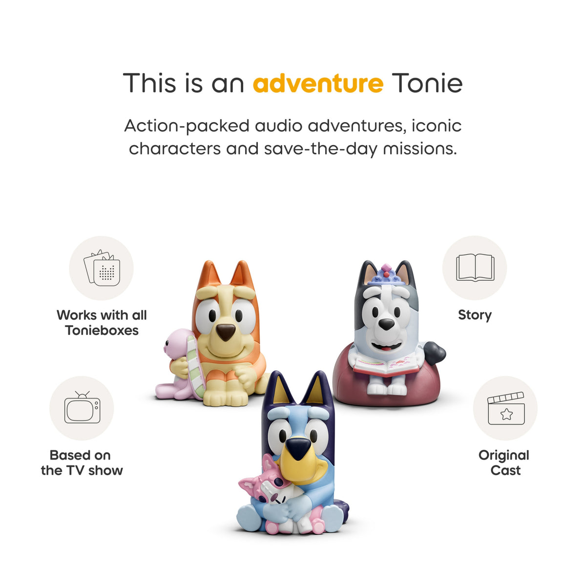 Tonies Character Set - Bluey, Bingo & Muffin Multipack