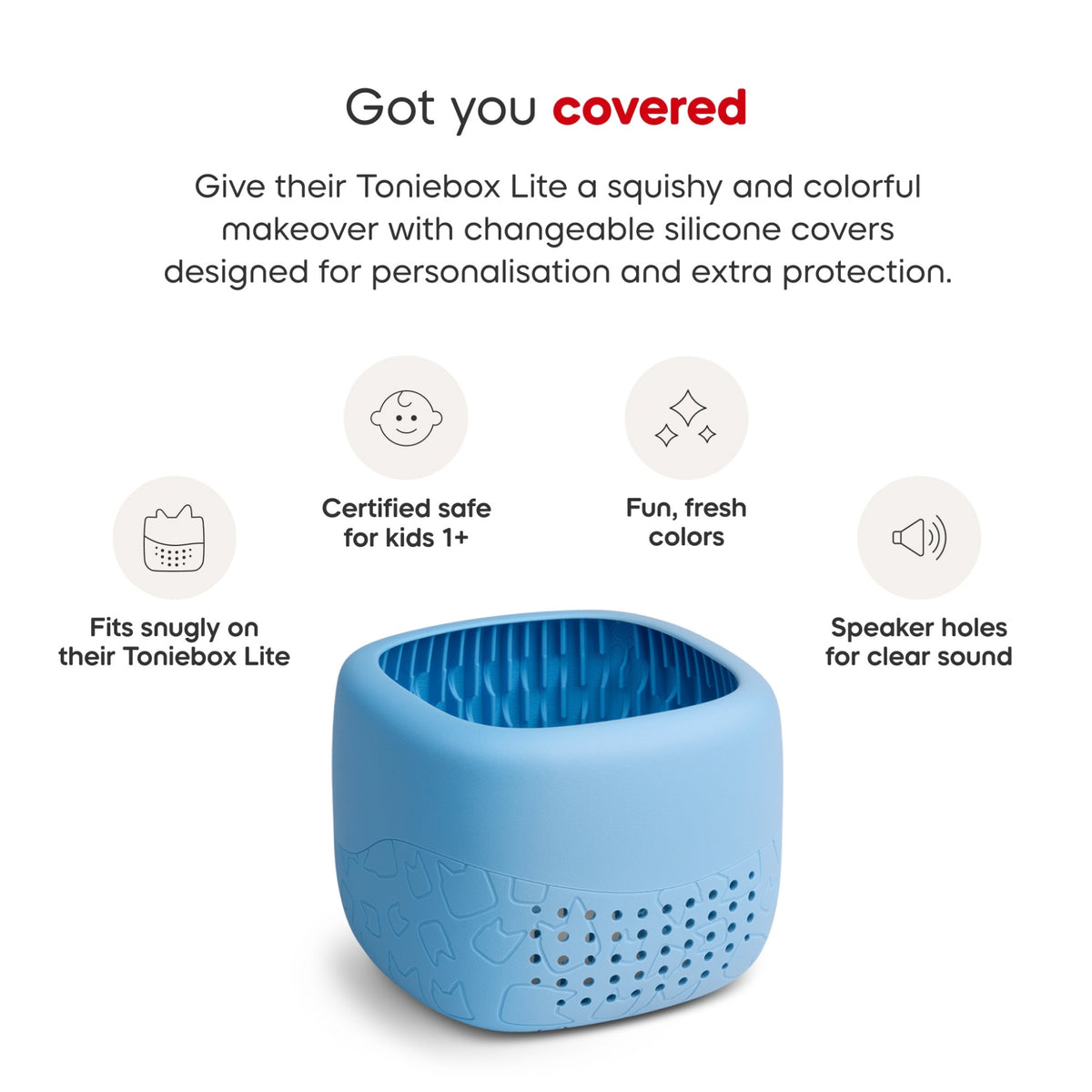 Tonies Toniebox Lite Cover - Arctic Blue