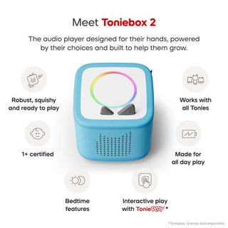 Tonies Toniebox 2 Starter Set - Sky Blue