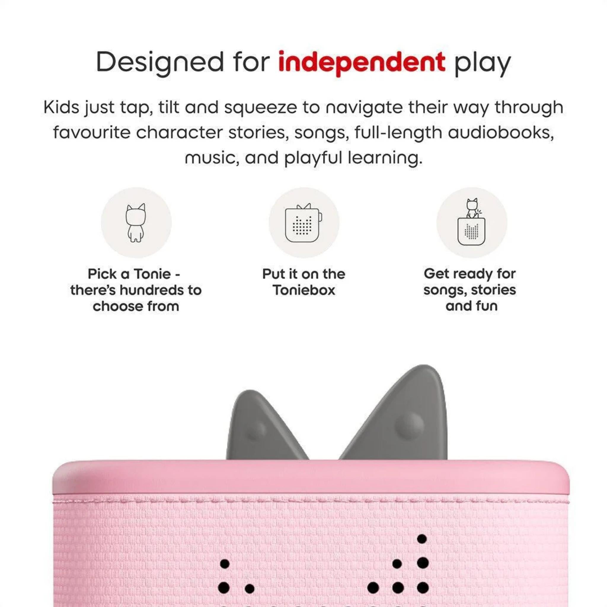 Tonies Toniebox 2 Starter Set - Cloud Pink | The Kid Collective