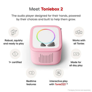 Tonies Toniebox 2 Starter Set - Cloud Pink
