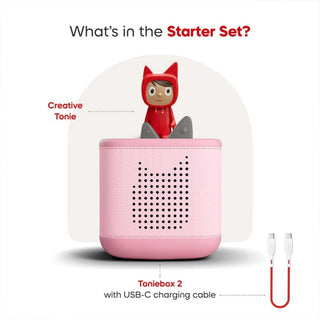 Tonies Toniebox 2 Starter Set - Cloud Pink