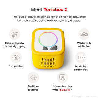 Tonies Toniebox 2 Pikachu Starter Set - Lightning Yellow