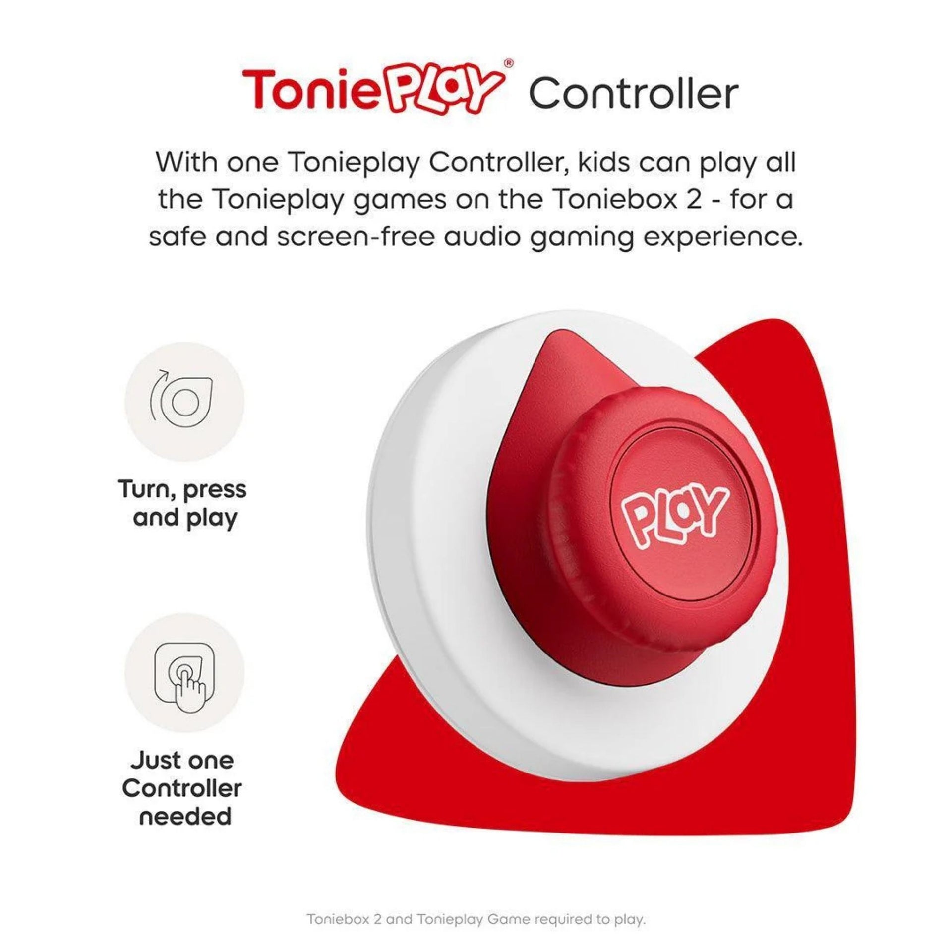 Tonies Toniebox 2 Play Set Paw Patrol Chase - Sunset Red