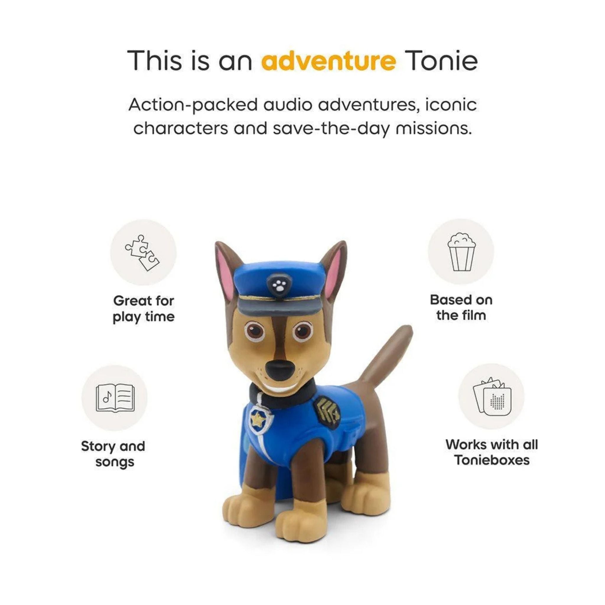 Tonies Toniebox 2 Play Set Paw Patrol Chase - Sunset Red | The Kid