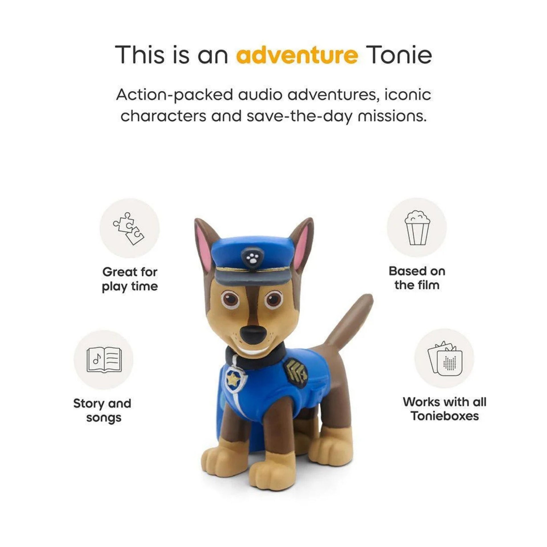 Tonies Toniebox 2 Play Set Paw Patrol Chase - Sunset Red