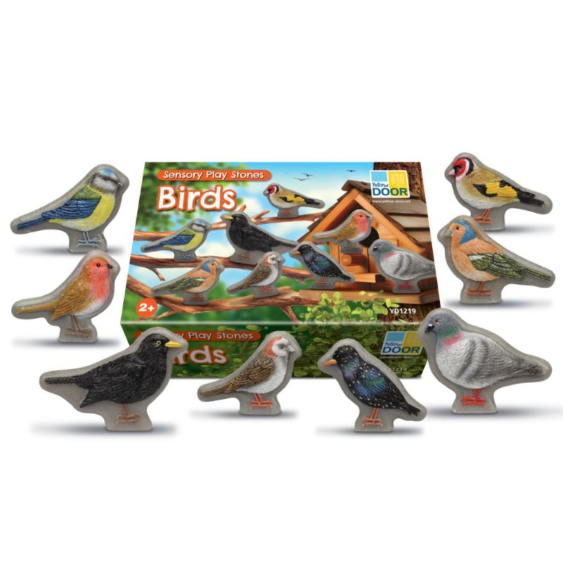 Sensory Play Stones Birds